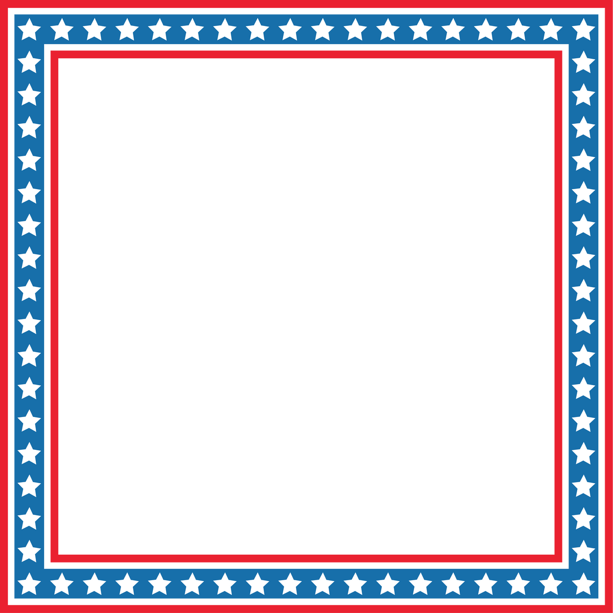 American flag patriotic frame